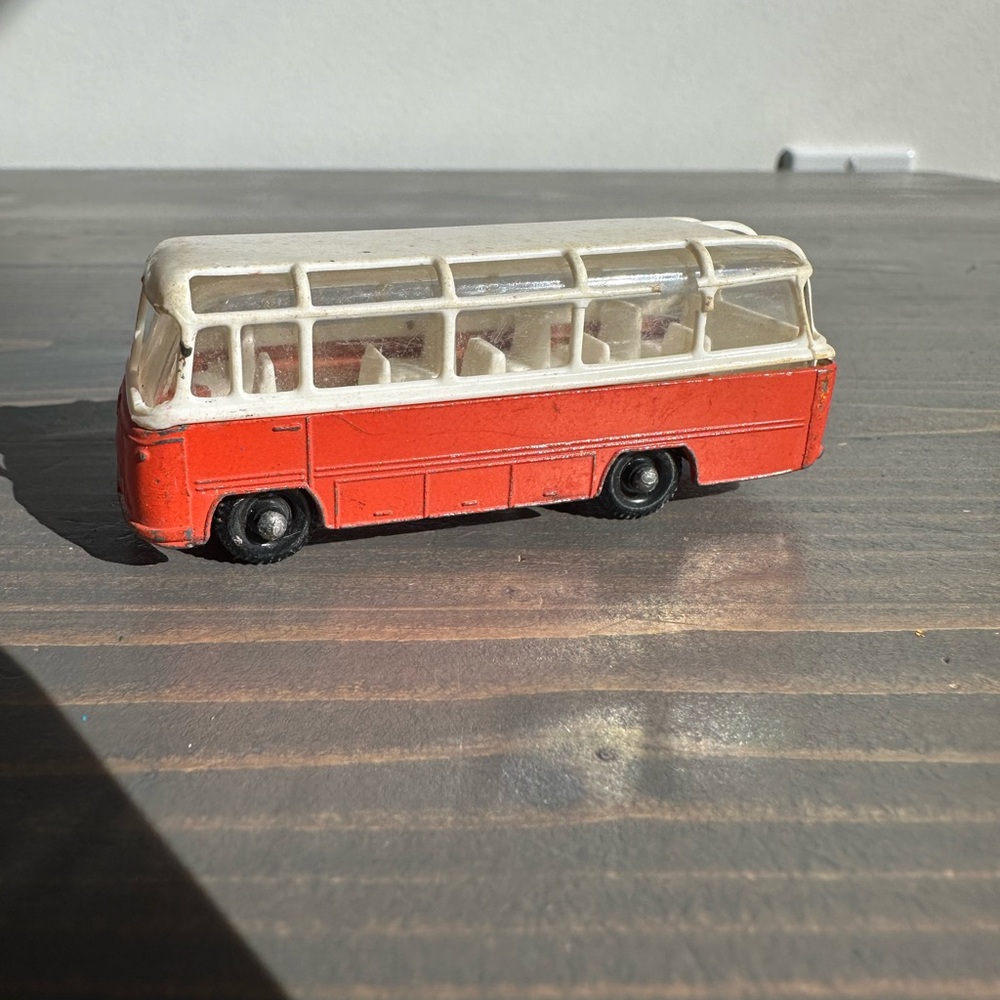 Vintage metal Matchbox Mercedes coach
1960’s